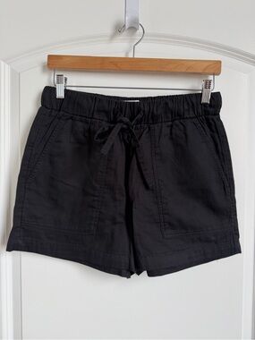 LOFT Outlet Black Drawstring Shorts